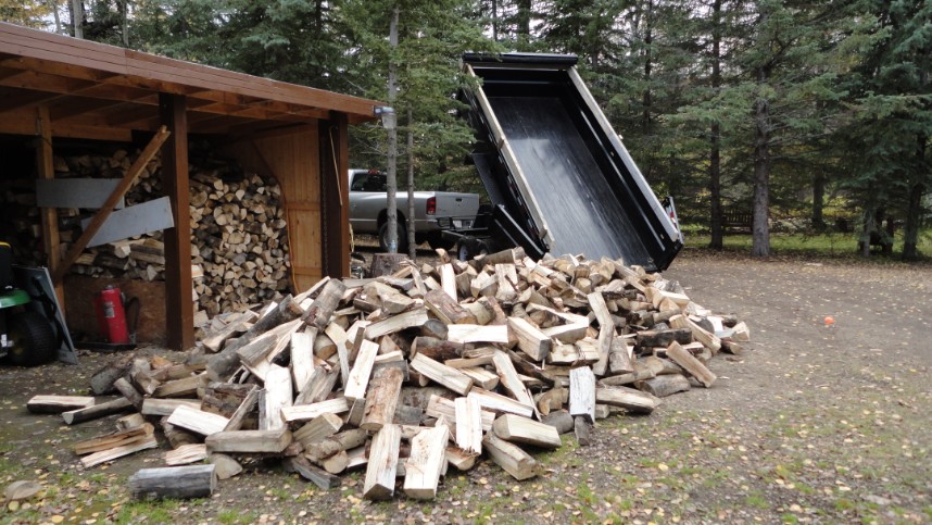 Firewood Delivery to Wembley Alberta